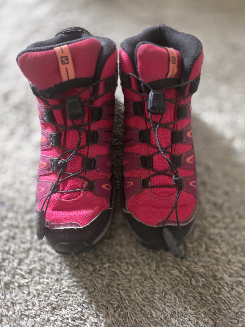 Salomon Girl's Pink Trail Hiking Boots
